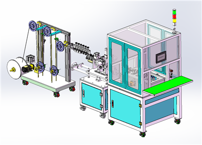 Induktiivpooli täisautomaatne lameda traadi kerimismasin